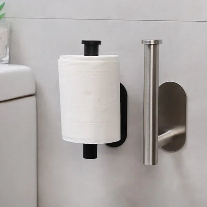 Self Adhesive Toilet Paper Holder Gold Stainless Steel Wall Mount Towel Roll Dispenser No Punching  2