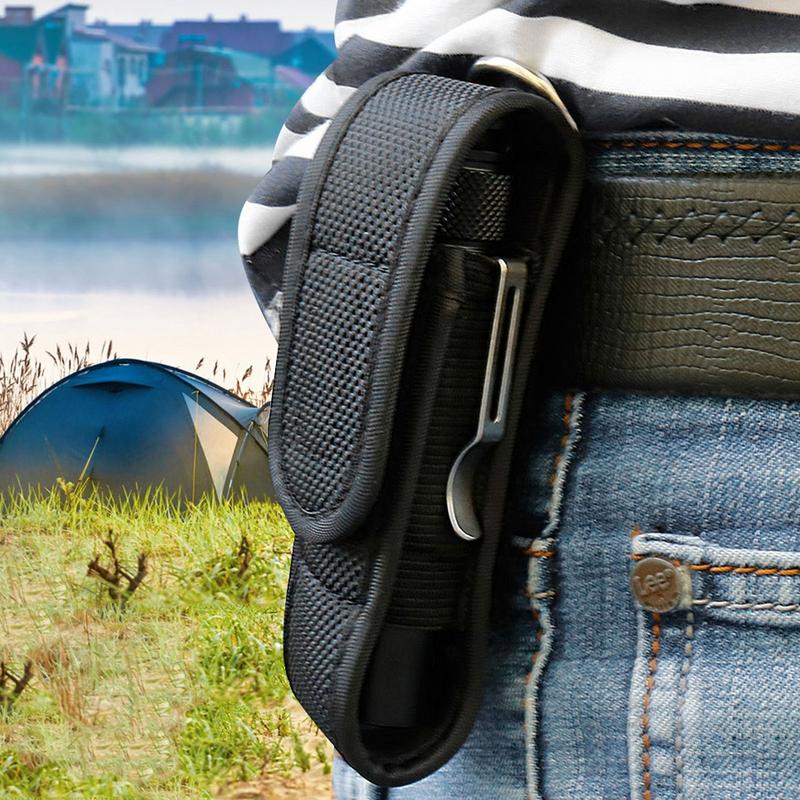Nylon Flashlight Cover Case For Hunting LED Torch Pouch Outdoor Hiking Protection 1