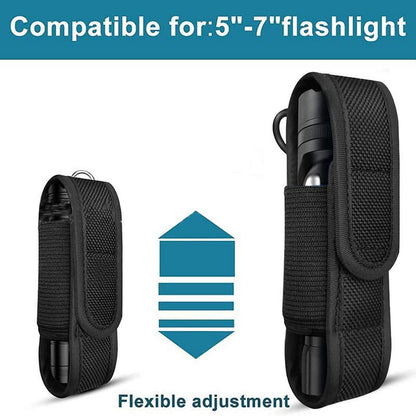 Nylon Flashlight Cover Case For Hunting LED Torch Pouch Outdoor Hiking Protection 3