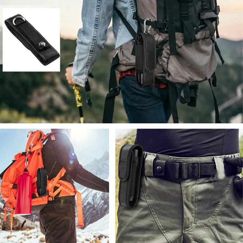 Nylon Flashlight Cover Case For Hunting LED Torch Pouch Outdoor Hiking Protection 4