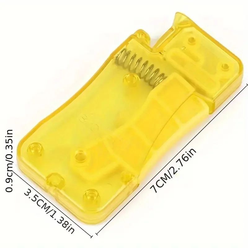 Lemon Yellow Automatic Needle Threader  Effortless Sewing Tool For Hand And Machine Stitching 5