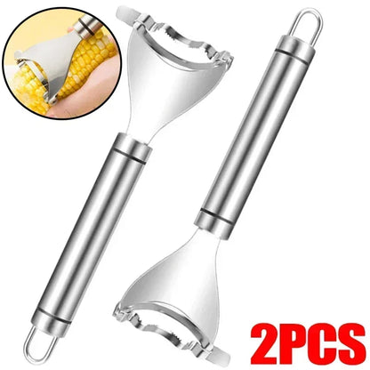 Stainless Steel Corn Stripper Manual Corn Cob Shaver Planer Thresher 5