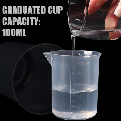 Test Measuring Cups Plastic Lab Beaker Graduated Mug Volumetric Measuring Cups Kitchen Tools Labora 1