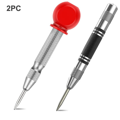 PrecisionForce Automatic Center Punch  SpringLoaded Metal  Wood Marking Tool 8