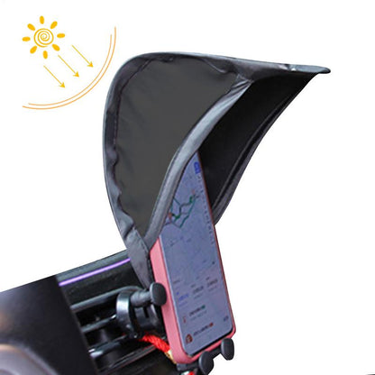Phone Sun Shade, Cell Phone Umbrella Sun Shield, Glare Blocking Phone Stand