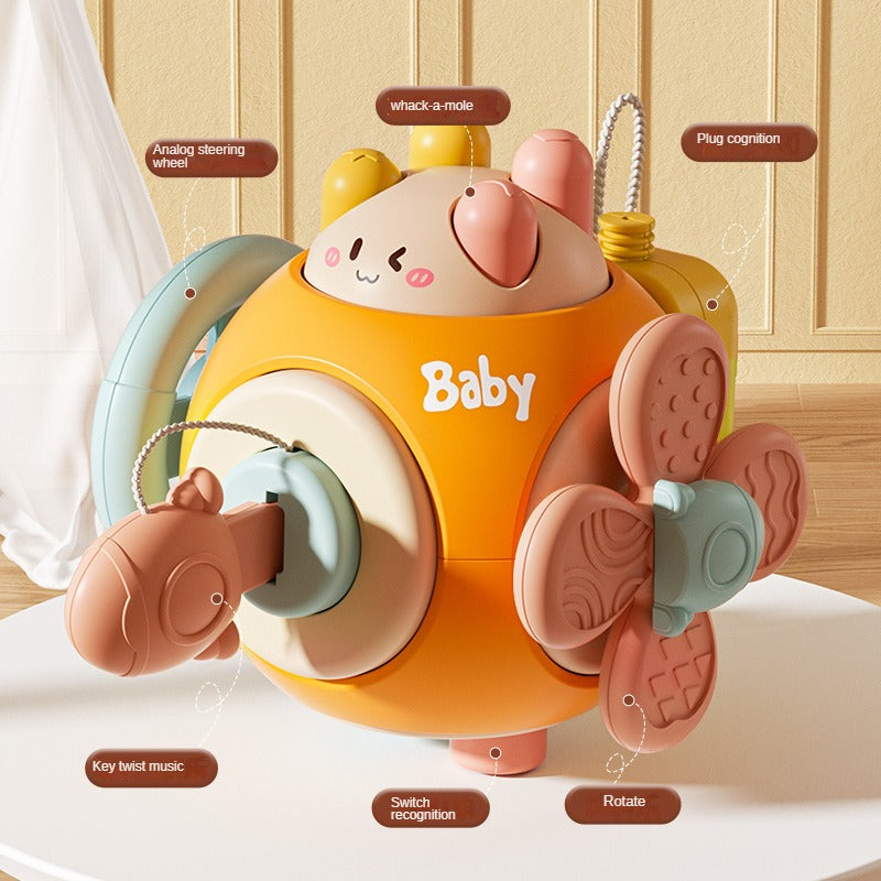 Montessori Baby Training Infant Puzzle Early Education Toys Busy Hand Grasping Ball For Baby 4