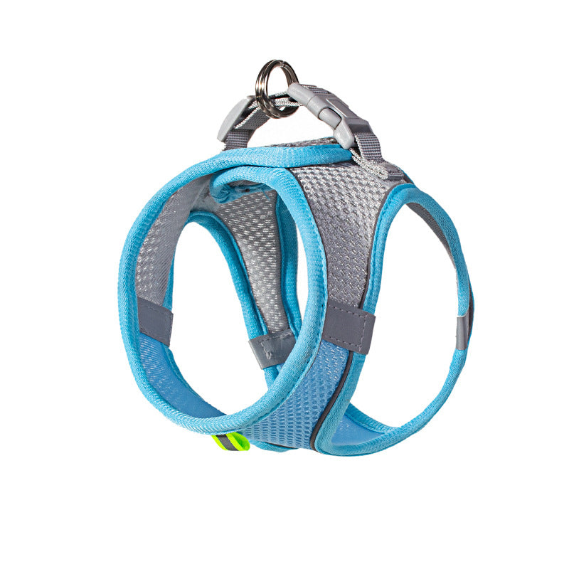 Adjustable Puppy Harness Set Dog Accessories French Bulldog Chihuahua Pet Leash Dog Collar Cat Harn 8