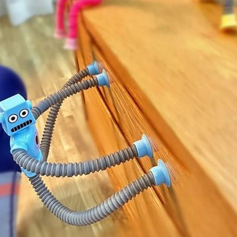 Suction Cup Telescopic Tube Robot Shape Stretch Tube Giraffe Educational Decompression Toy 1