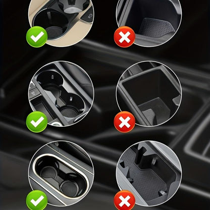 Adjustable Car Cup Holder Expander, Multifunctional Dual Holder with Phone and Aromatherapy Organizer for Car Adapter