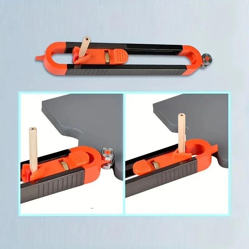 Precision Adjustable Woodworking Ruler With Lock  Measures Irregular Curves And Contours For Accura 3