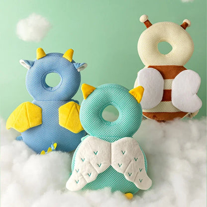 Baby Head Protector, Toddler Cushion Back Safety Pad, Breathable Anti-drop Pillow, Cartoon Security Pillows