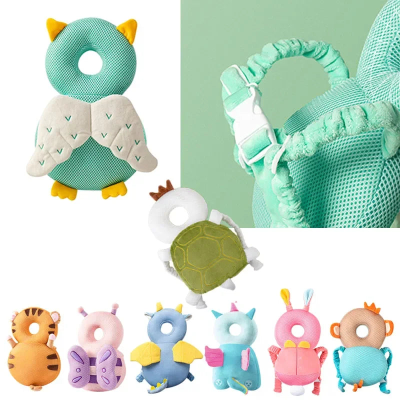 Baby Head Protector Toddler Cushion Back Safety Pad Breathable Antidrop Pillow Cartoon Security Pil 1