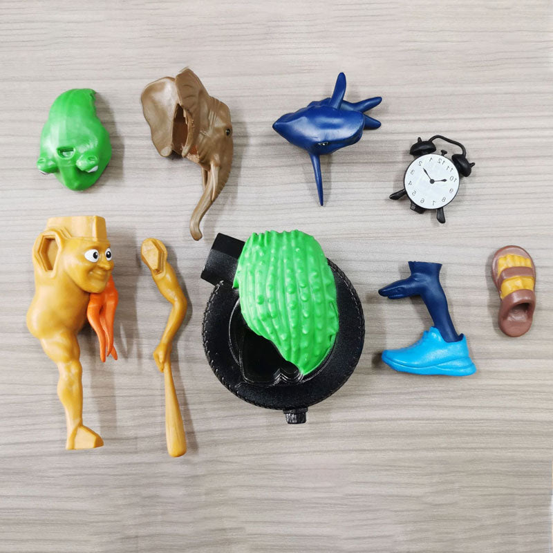 Fusion Edition Italian Brainrot Monster Figurine Toy Tung Sahur Ornament Tralalero Desktop Tralala  1