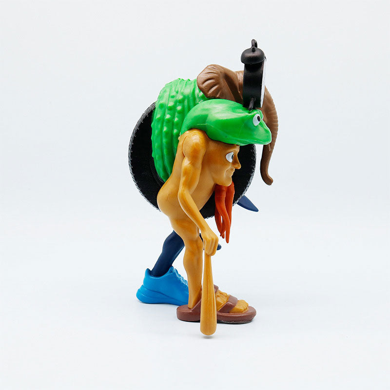 Fusion Edition Italian Brainrot Monster Figurine Toy Tung Sahur Ornament Tralalero Desktop Tralala  4