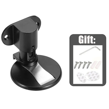 Adjustable Stainless Steel Magnetic Door Stopper  PunchFree Invisible Floor Mount For Quiet DamageF 7