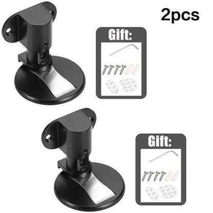 Adjustable Stainless Steel Magnetic Door Stopper  PunchFree Invisible Floor Mount For Quiet DamageF 9