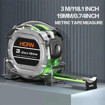 Premium SelfLocking Fluorescent Tape Measure  3  5  75  10 M Durable Measuring Tape 6