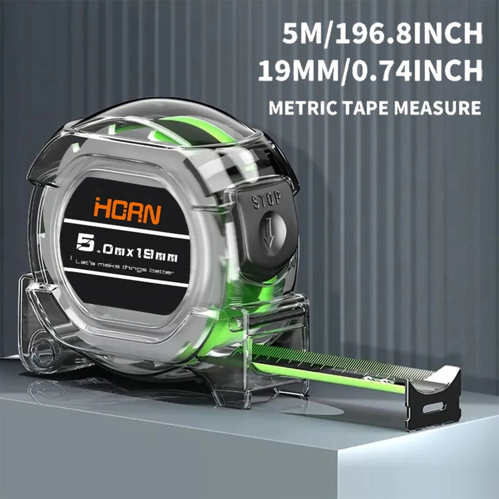 Premium SelfLocking Fluorescent Tape Measure  3  5  75  10 M Durable Measuring Tape 7