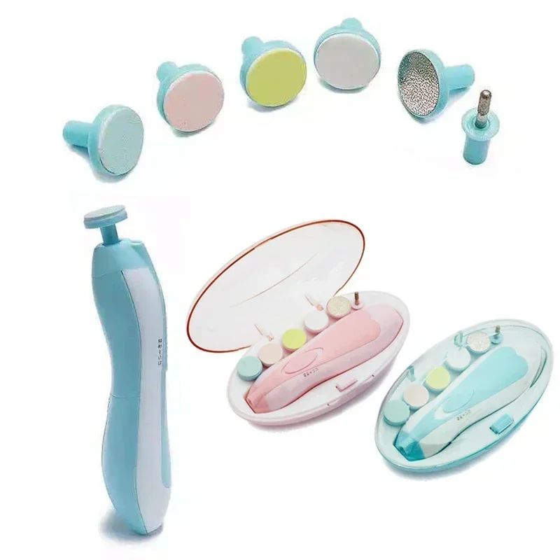 Electric Baby Nail Trimmer Set – Gentle Multifunctional Nail File & Clipper for Infant Fingernails and Toes