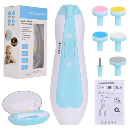 Electric Baby Nail Trimmer Set  Gentle Multifunctional Nail File  Clipper For Infant Fingernails An 6