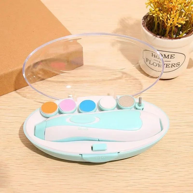 Electric Baby Nail Trimmer Set  Gentle Multifunctional Nail File  Clipper For Infant Fingernails An 7