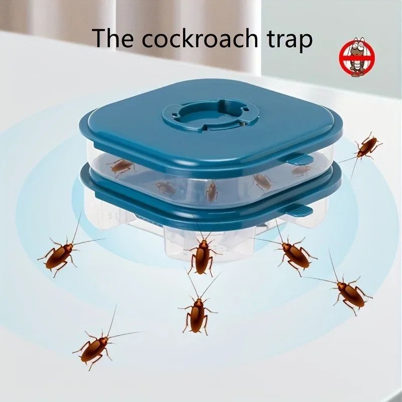 SmartGuard Reusable Cockroach Trap Box  Efficient NoBait Pest Control For Homes 2