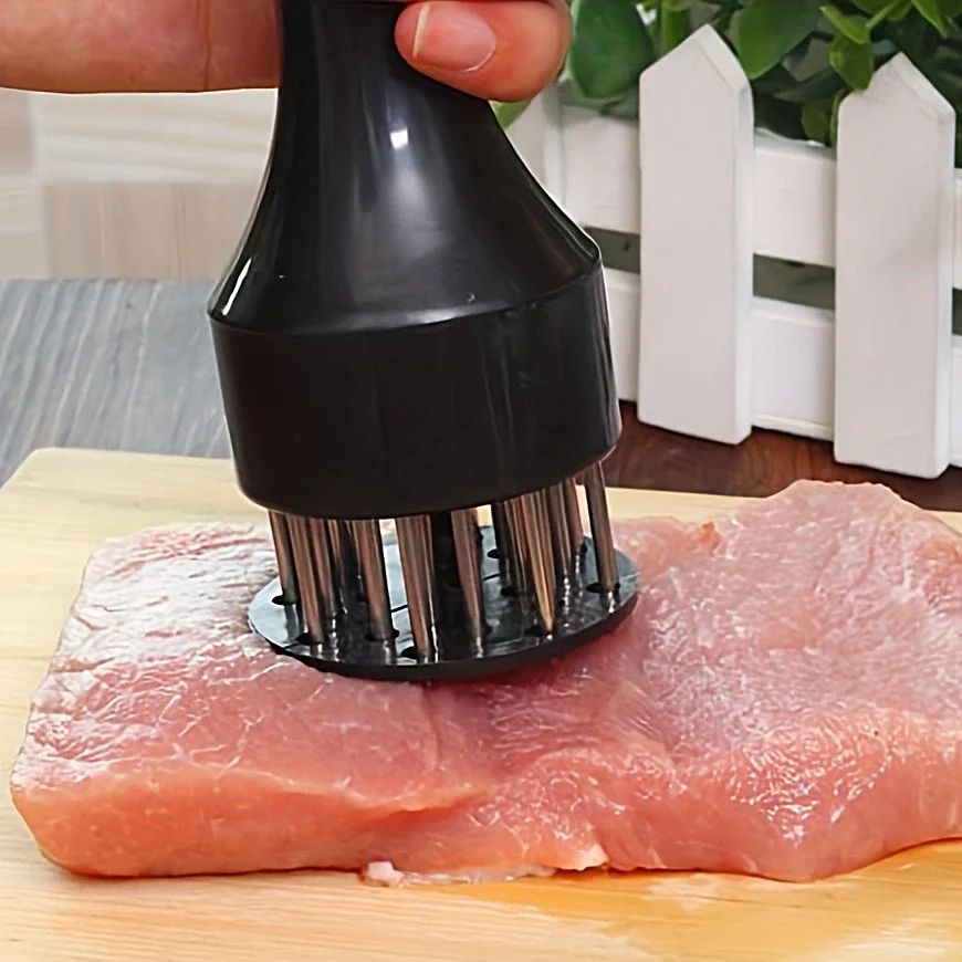 Stainless Steel Meat Tenderizer Needle Tool  Steak Tenderizing Hammer For Breaking Tendons  Softeni 1
