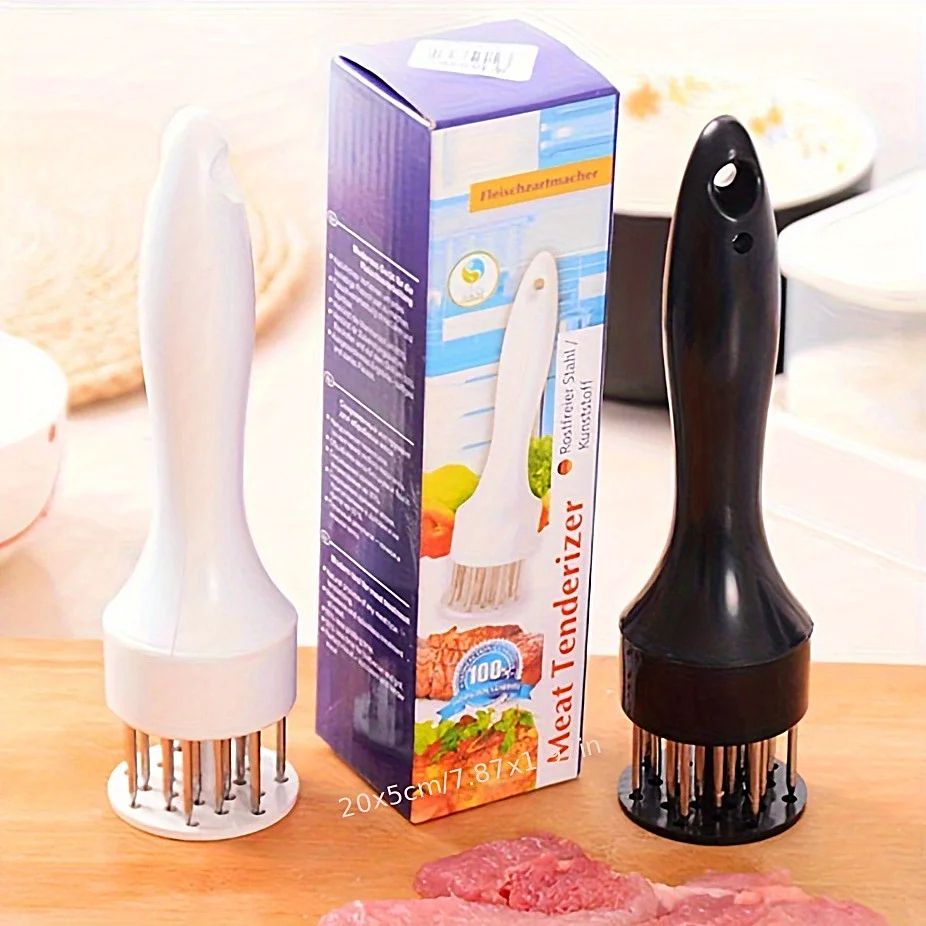 Stainless Steel Meat Tenderizer Needle Tool  Steak Tenderizing Hammer For Breaking Tendons  Softeni 6