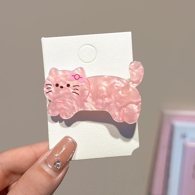 5 Pack Cute Cartoon Hair Clips  Dog  Cat Duckbill Hair Accessories For Girls And Party Styling 5