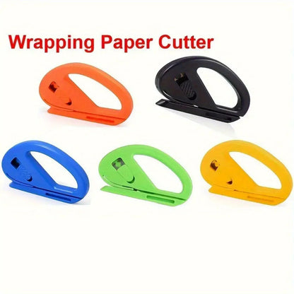 Easy Glide Wrapping Paper Cutter  Safe Razor Blade Design For Perfect Gift Wrap Crafts And Office U 2