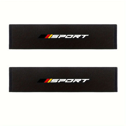2 Pack Universal Plush Car Seat Belt Pads  Soft Safety Shoulder Strap Cushions For Added Driving Co 3