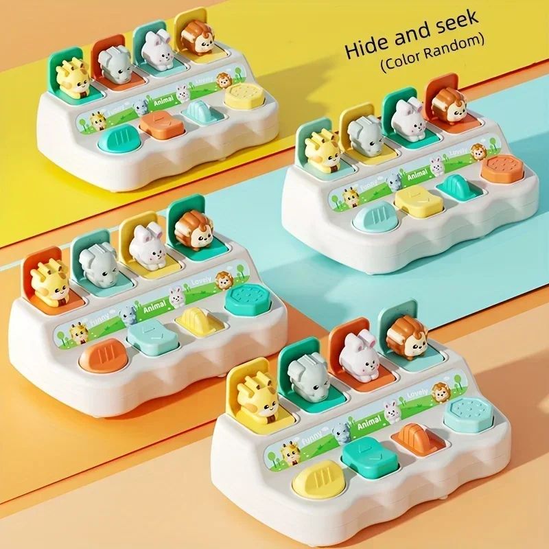 Montessori PopUp Animal Toy  Interactive Learning Box For Toddlers To Enhance Logic And Motor Skill 2