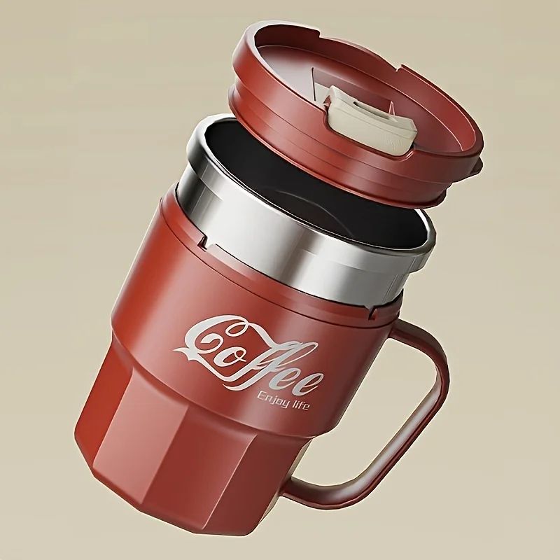 304 Stainless Steel Insulated Cup  Durable AntiDrop Water Mug With Lid For Home Office And Dorm Use 5