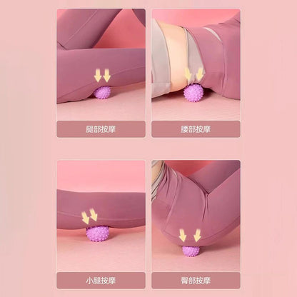 Raised Point Fascia Massage Ball  TPR Yoga Therapy Ball For Back Waist Foot And Posture Relief 1