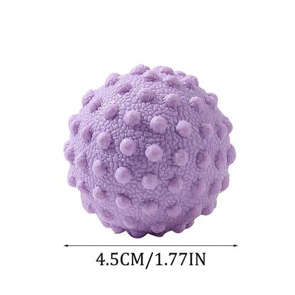 Raised Point Fascia Massage Ball  TPR Yoga Therapy Ball For Back Waist Foot And Posture Relief 5