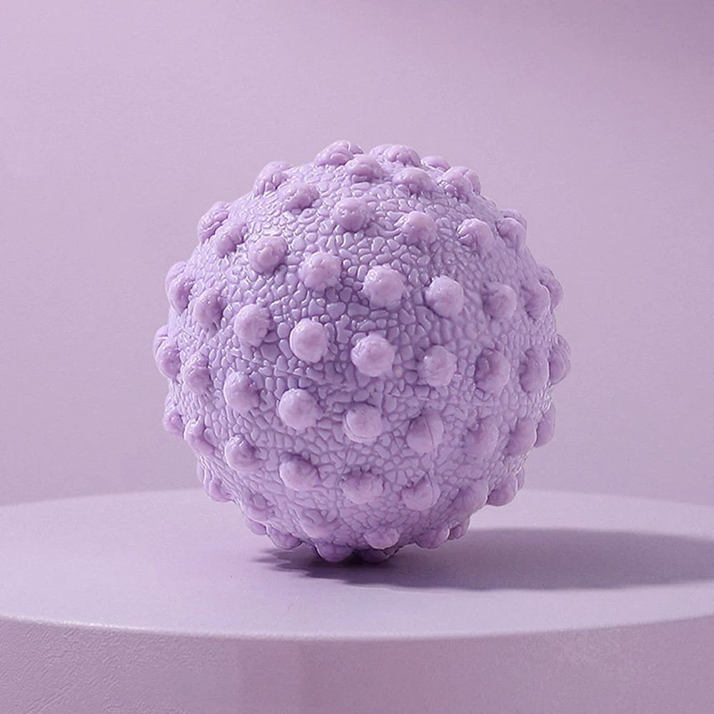 Raised Point Fascia Massage Ball  TPR Yoga Therapy Ball For Back Waist Foot And Posture Relief 7