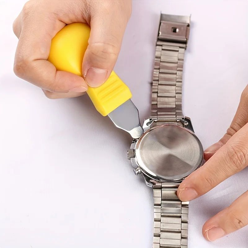 Watch Repair Tool Kit  MultiPurpose Set With Yellow Wrench And Lifting Knife For DIY And Profession 1