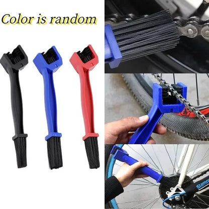 3 Piece Bicycle And Motorcycle Chain Cleaning Kit  Portable Brush And Towel Set For Easy Maintenanc 6