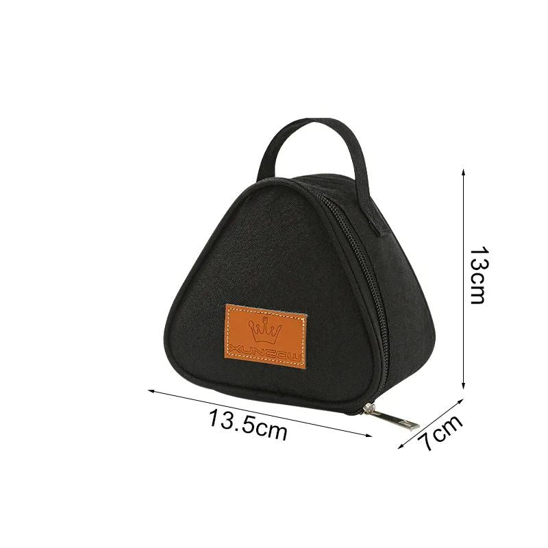 Triangular Mini Insulated Lunch Bag  Cute Portable Aluminum Foil Food Carrier For Students And Outd 9