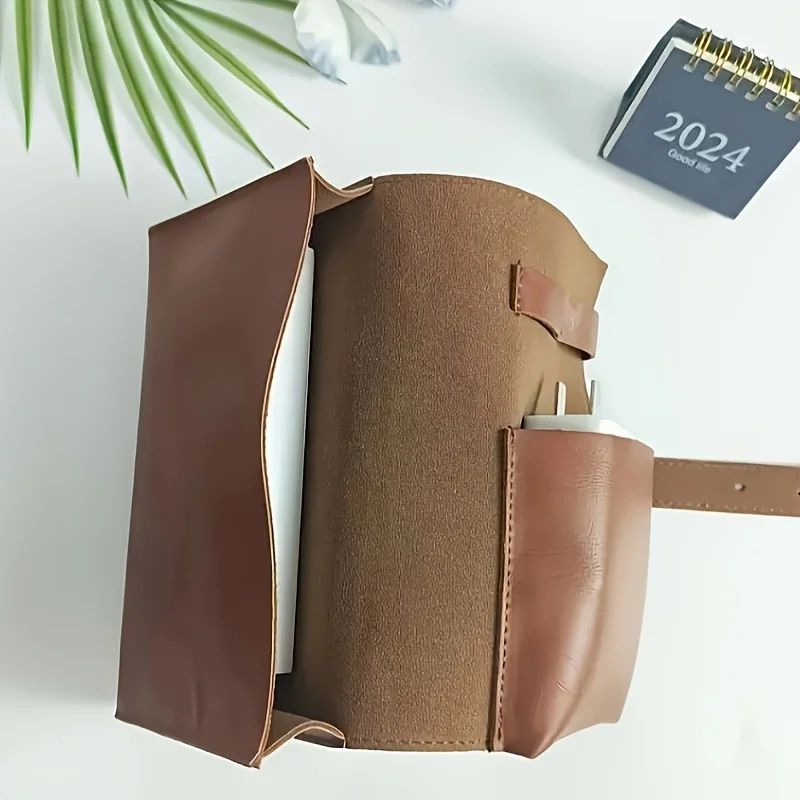 PU Leather MultiCompartment Organizer  Portable Tech And School Accessories Case For Cables Charger 3