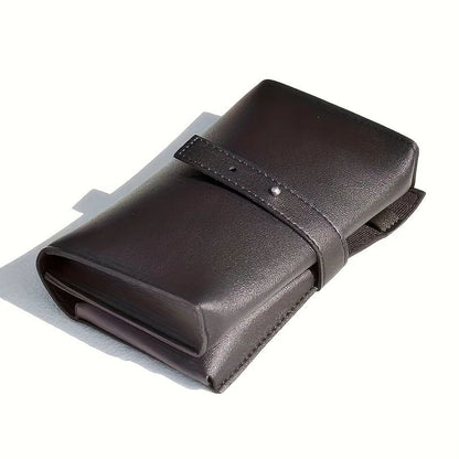 PU Leather MultiCompartment Organizer  Portable Tech And School Accessories Case For Cables Charger 5