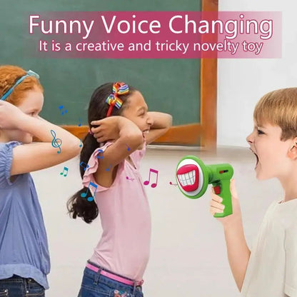 Mini Kids Voice Changer Toy  Handheld Megaphone With 6 Fun Sound Effects For Cosplay Pranks And Pla 6