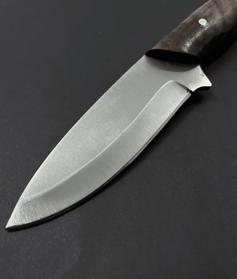 Personalized Full Tang Tactical Knife | 9.8" 4116 Steel Blade + Walnut Handle | Outdoor Survival & Utility Knife