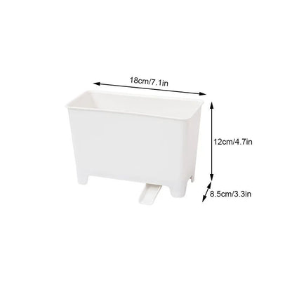 Kitchen Waste Bin With Filter  SinkSide Food Residue And Soup Strainer Recycling Container 2
