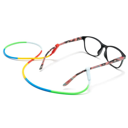 Silicone Eyeglass Retainer Strap  Flexible AntiSlip Glasses Holder Cord For Sports And Daily Wear A 2