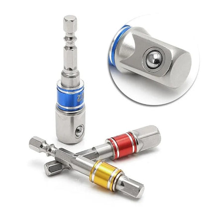 Hexagon Screwdriver Extension Socket Adapter Set Three Piece For Electric Screwdrivers 3
