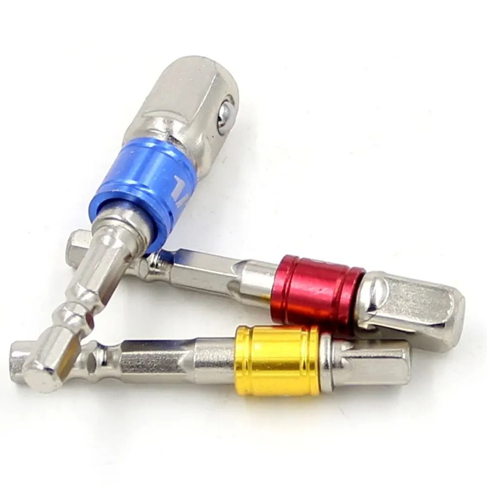 Hexagon Screwdriver Extension Socket Adapter Set Three Piece For Electric Screwdrivers 5