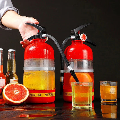 1.5L Fire Extinguisher Drink Dispenser – Fun Beverage Pourer for Wine, Beer, and Spirits at Parties and Bars
