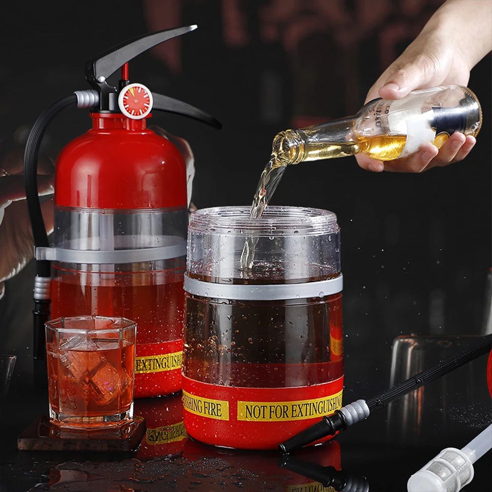 15L Fire Extinguisher Drink Dispenser  Fun Beverage Pourer For Wine Beer And Spirits At Parties And 2
