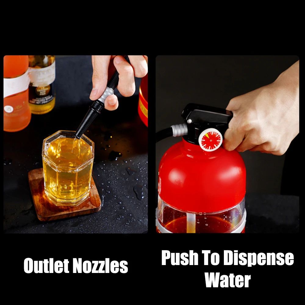 15L Fire Extinguisher Drink Dispenser  Fun Beverage Pourer For Wine Beer And Spirits At Parties And 3